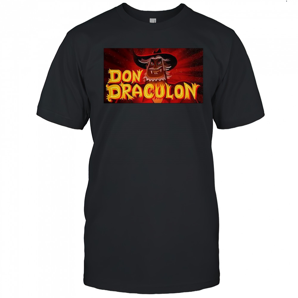 Vampire Don Draculon cartoon shirt