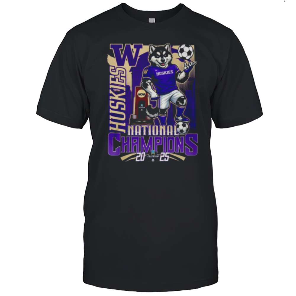 Washington Huskies 2025 NCAA Men’s Soccer National Champions Locker Room T Shirt