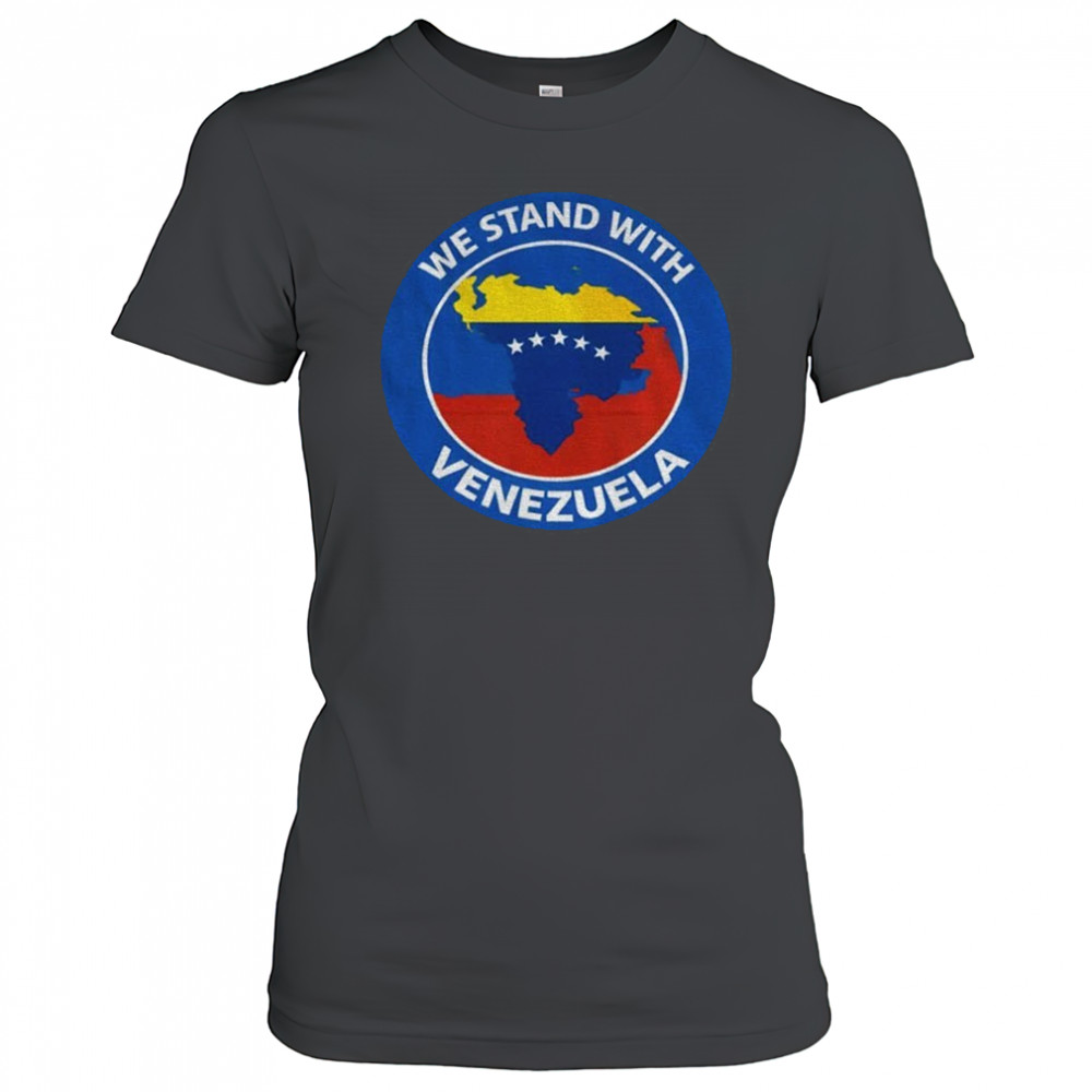We Stand With Venezuela Venezuelan Flag shirt