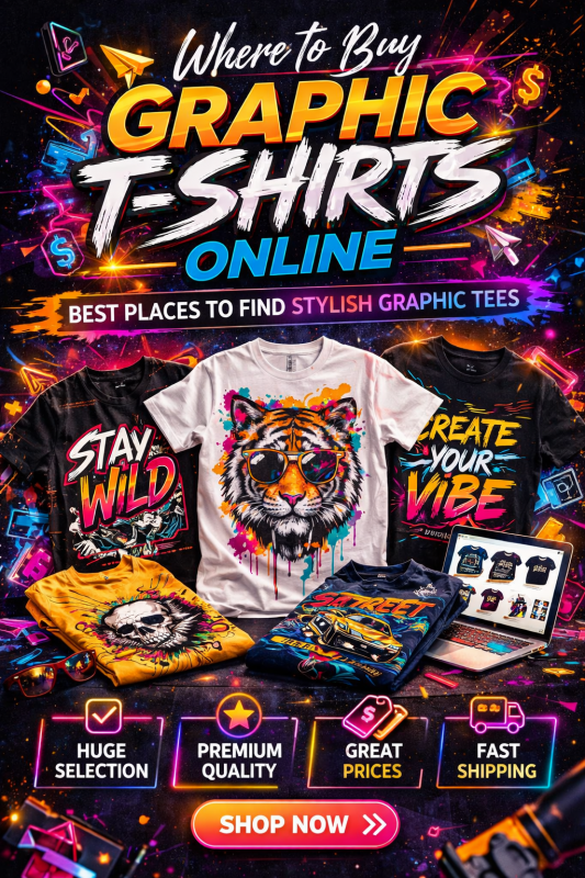 graphic T shirts online streetwear fashion