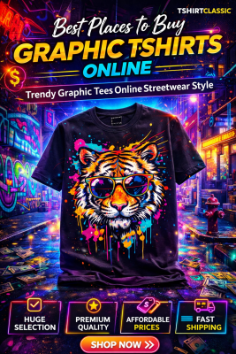 trendy graphic tees online streetwear style