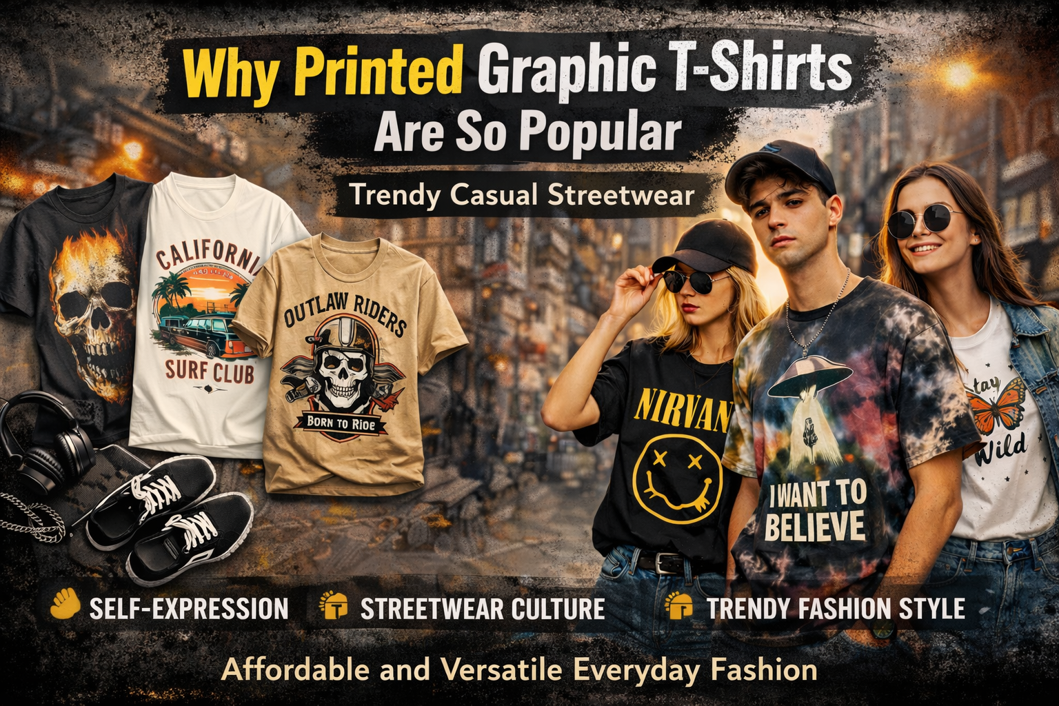 printed graphic t-shirt trendy casual streetwear fashion style