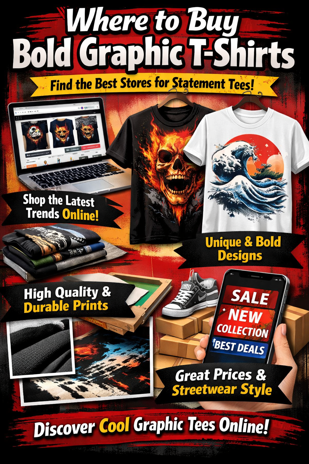 bold graphic T-shirts collection online