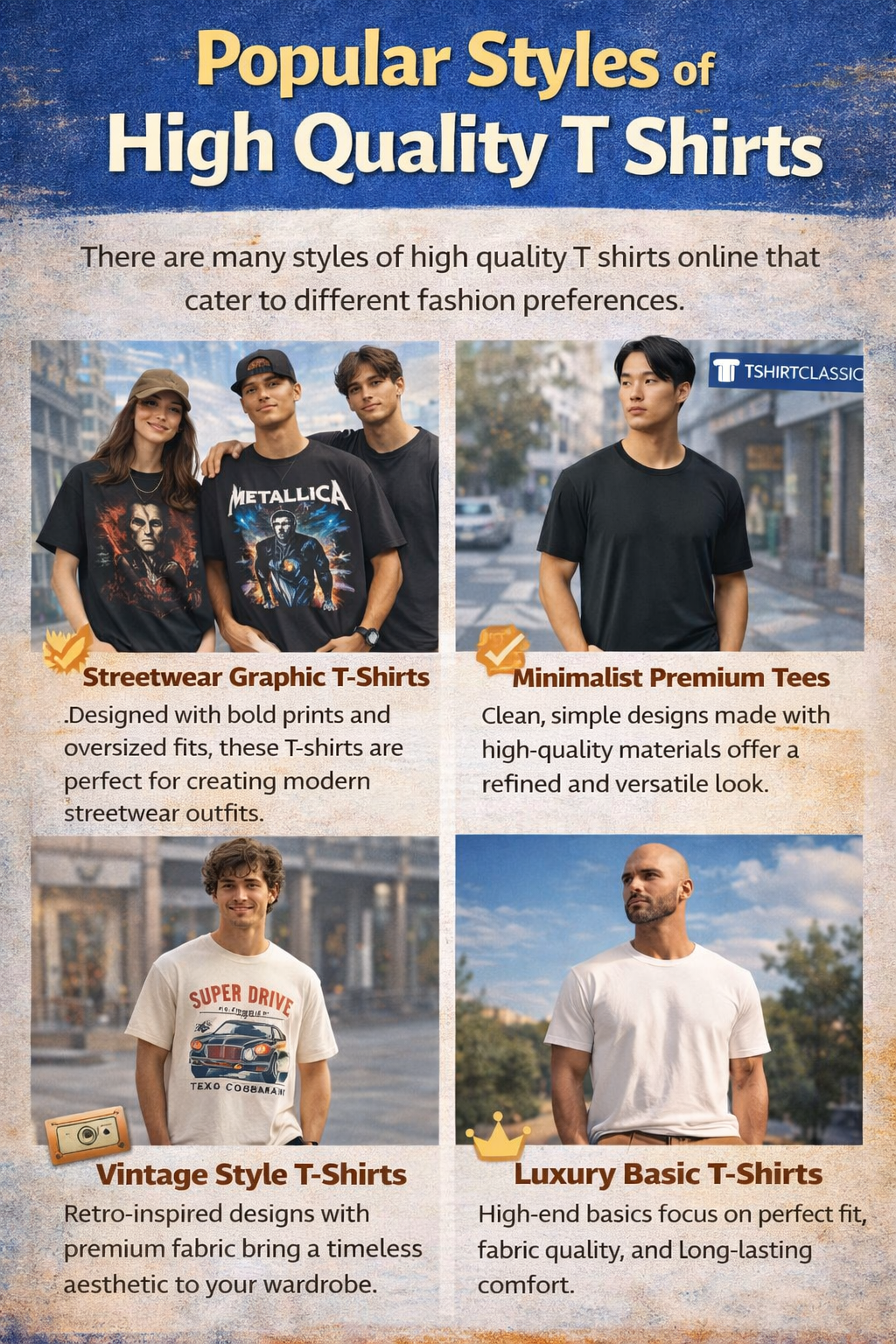 high quality T shirts online styles and designs