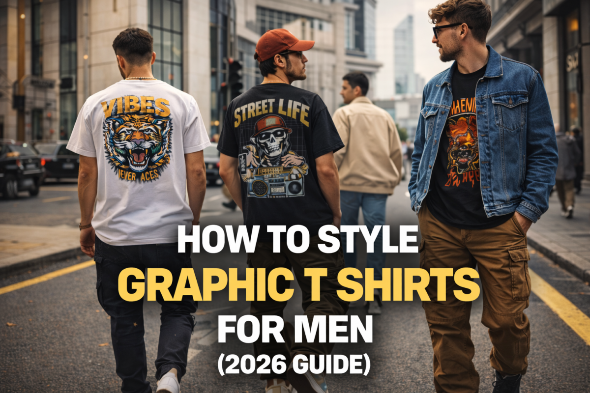 how to style graphic t shirts for men streetwear fashion 2026