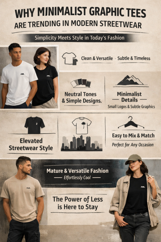 minimalist graphic tees trending modern streetwear style