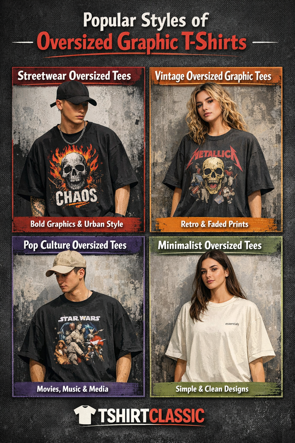 oversized graphic T-shirts trends and designs