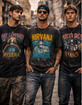 retro vintage graphic tee design