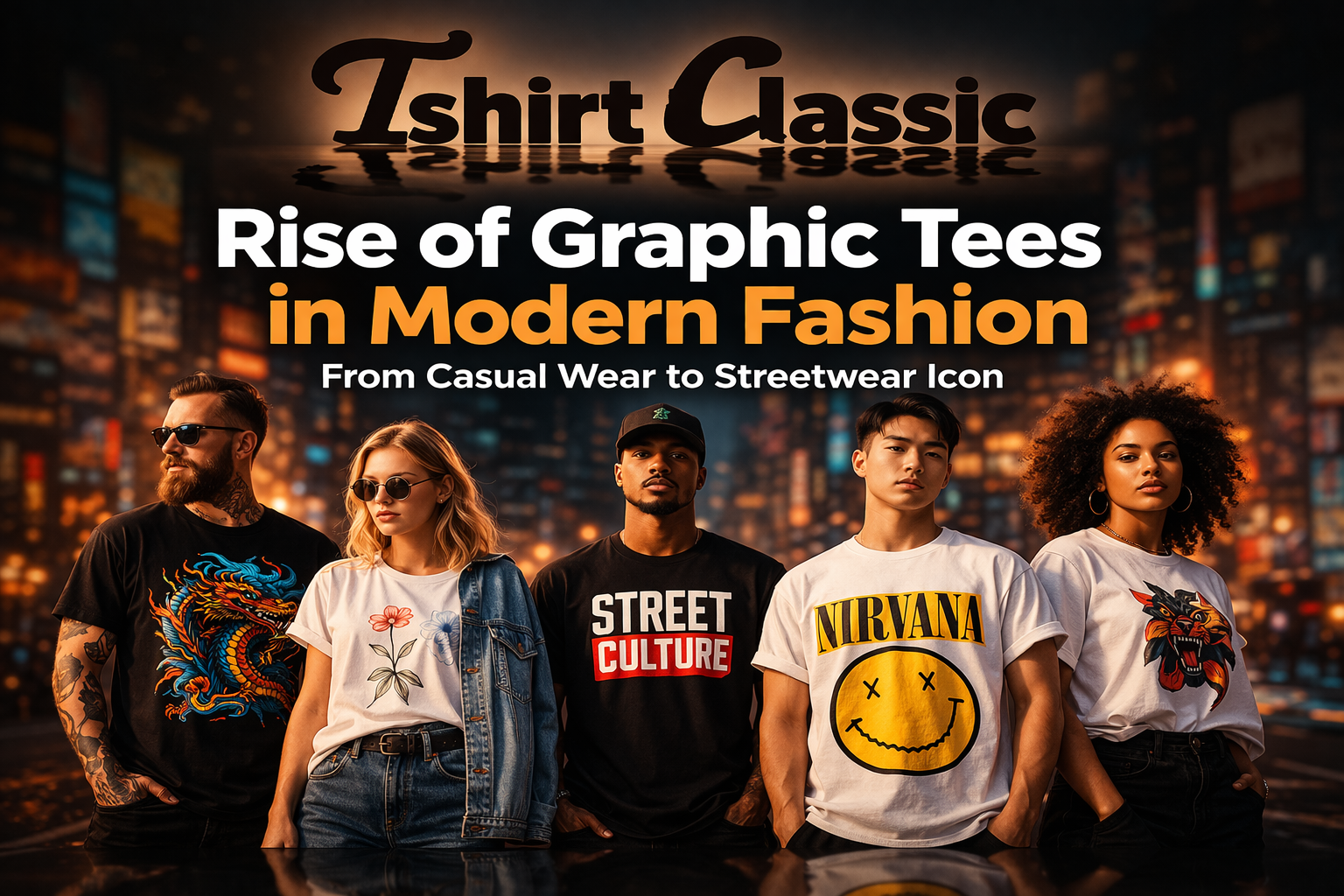 rise of graphic tees in modern fashion streetwear style