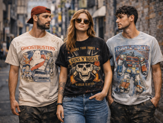 vintage graphic t shirts for men retro design
