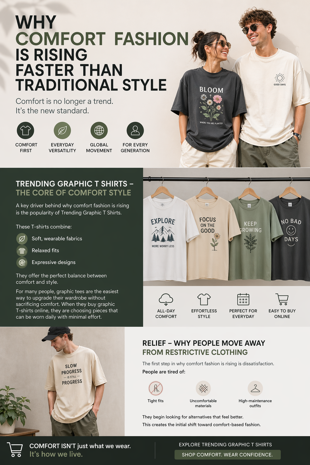 comfort fashion relaxed outfit trend
