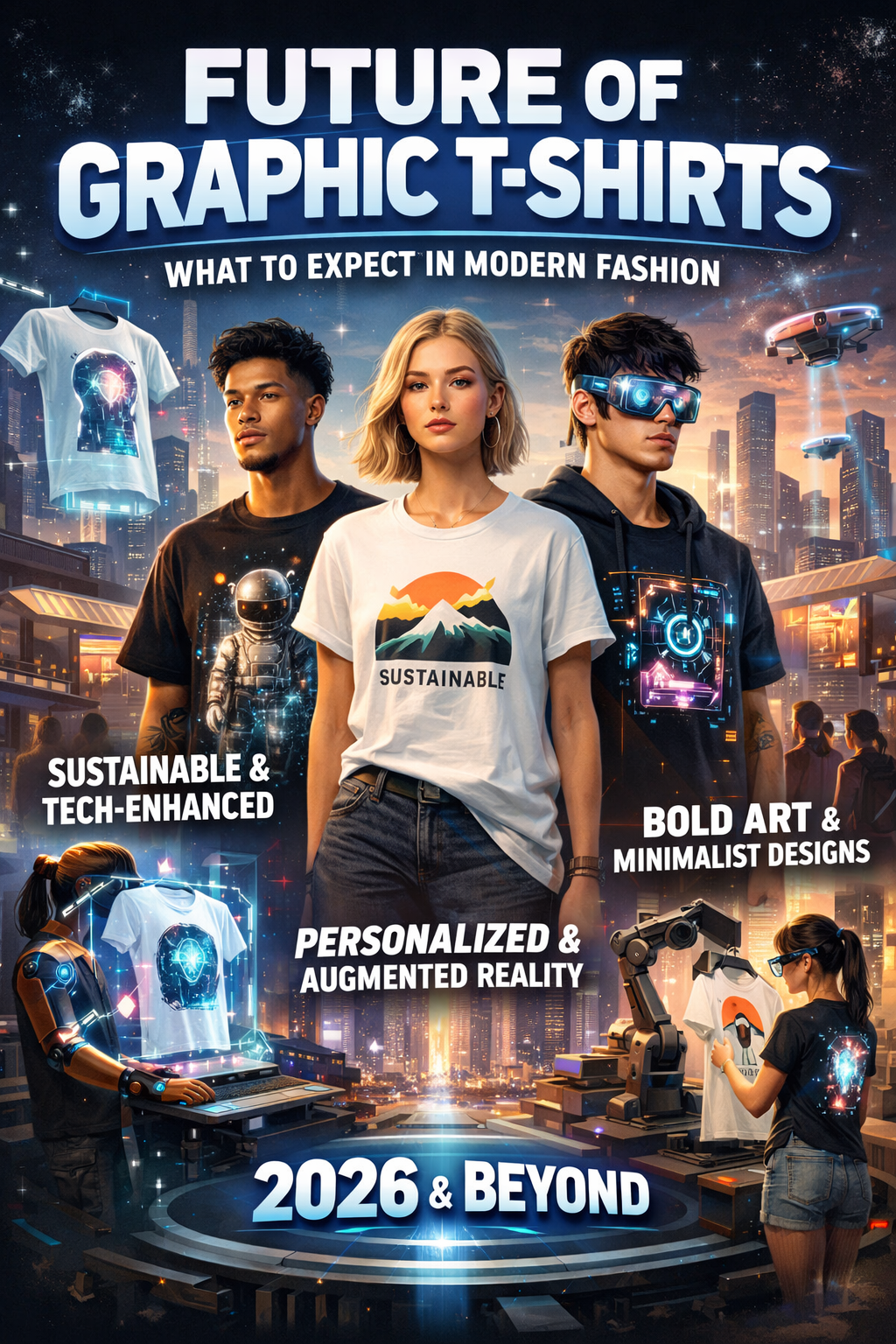 future of graphic T-shirts modern streetwear style
