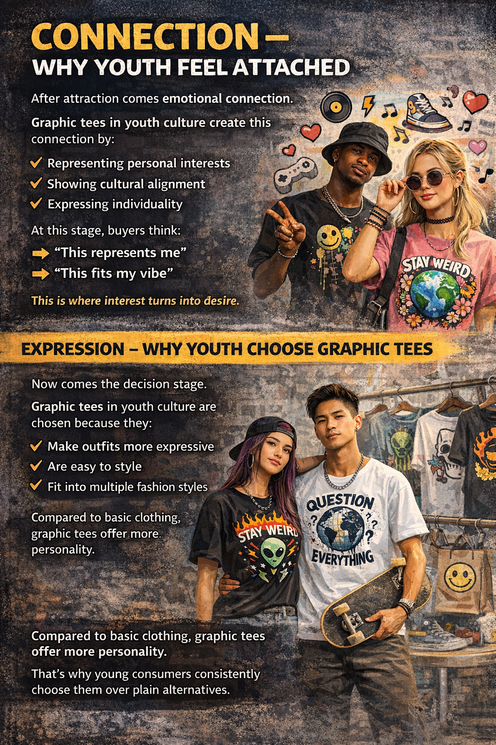 graphic tees youth outfit streetwear style