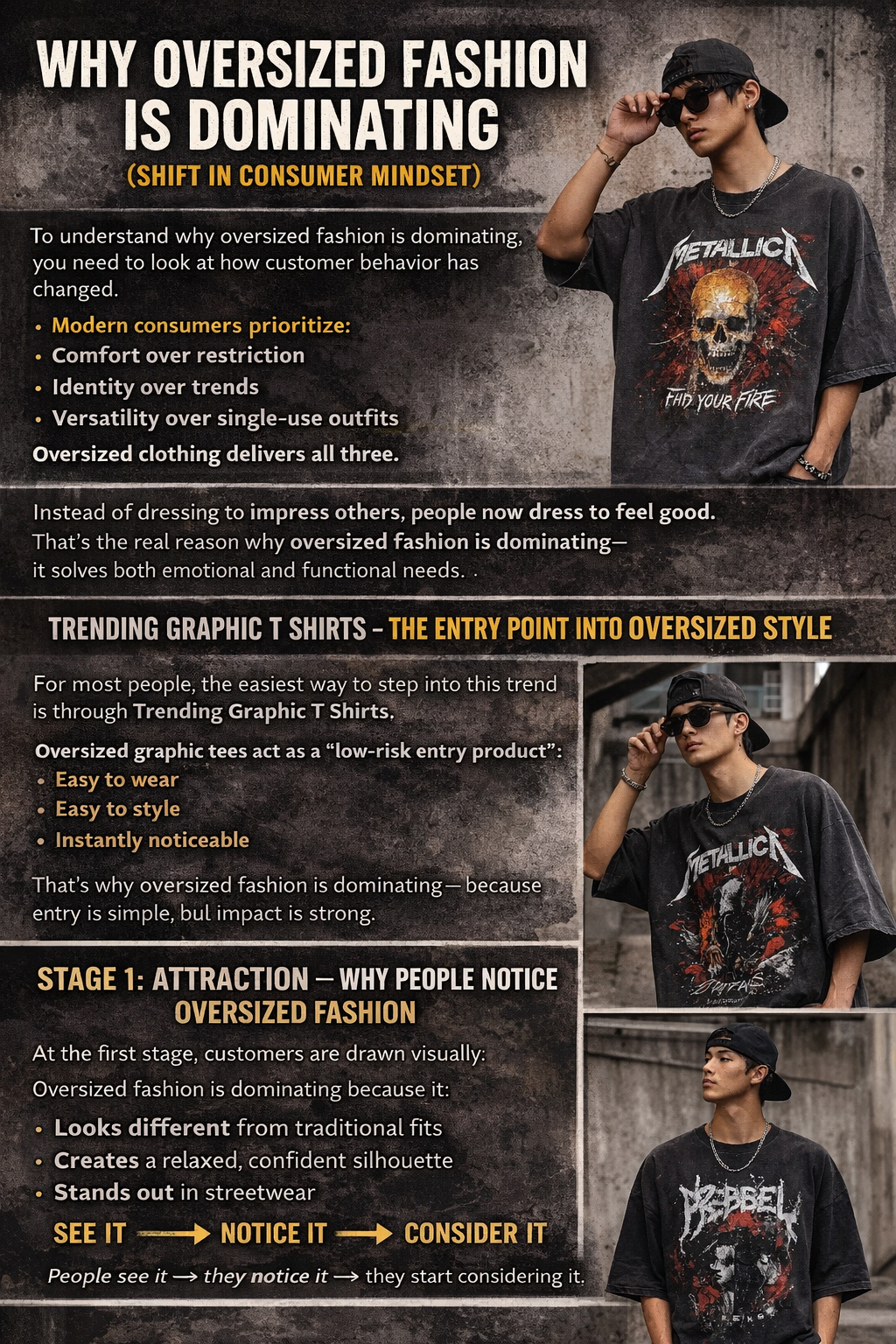 oversized fashion trend attention streetwear
