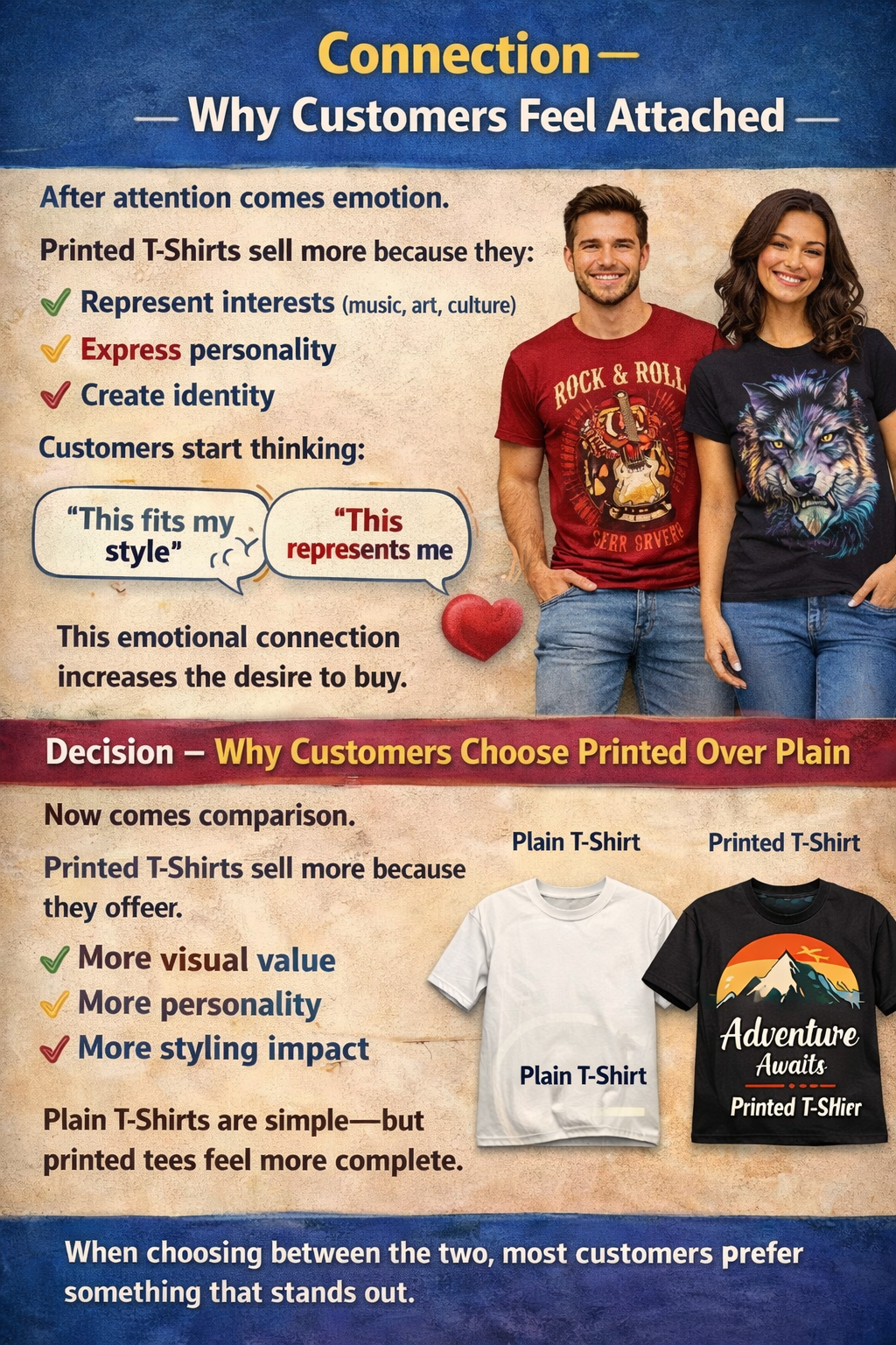 printed T-shirts outfit decision streetwear