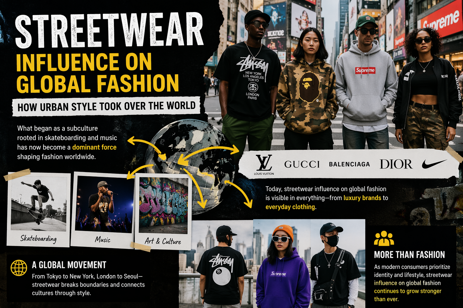 streetwear influence on global fashion modern style
