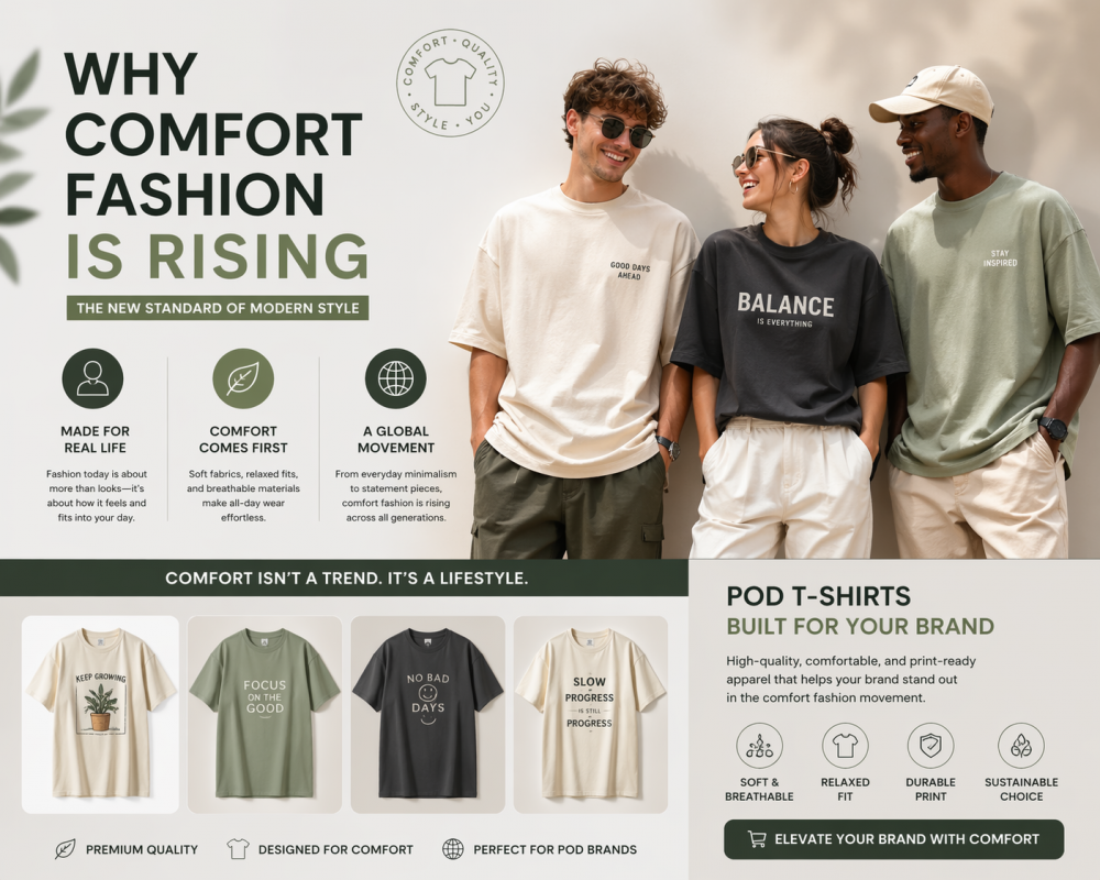 why comfort fashion is rising modern casual style