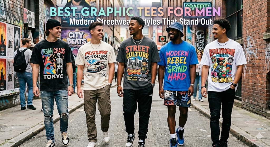 best graphic tees for men streetwear fashion