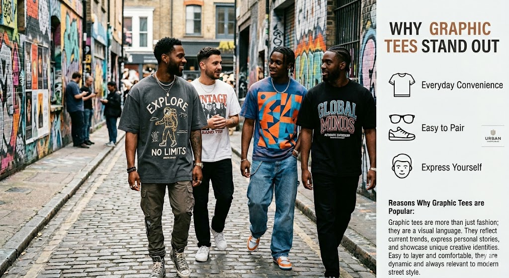 best graphic tees for men trendy design