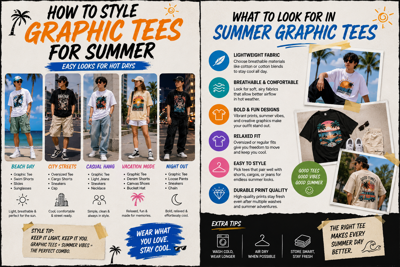 best graphic tees for summer outfit ideas