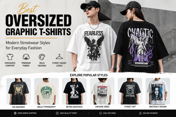 best oversized graphic T-shirts streetwear style
