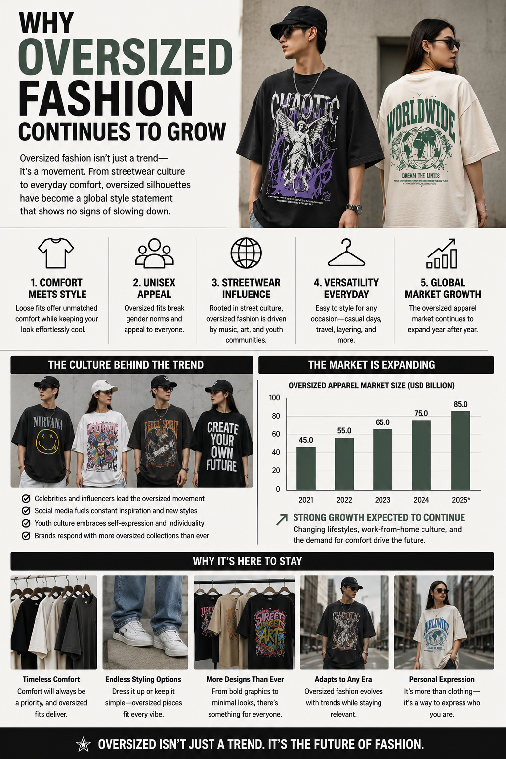 best oversized graphic tees online collection