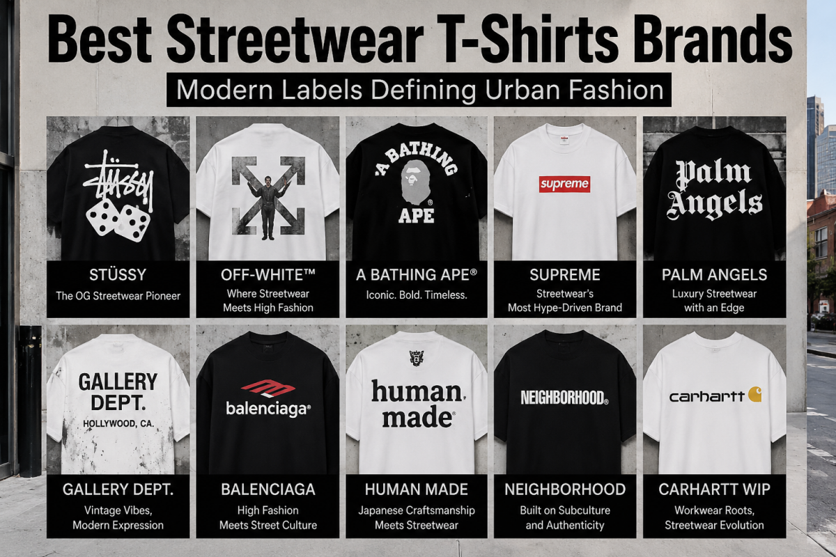 best streetwear T-shirts brands urban fashion