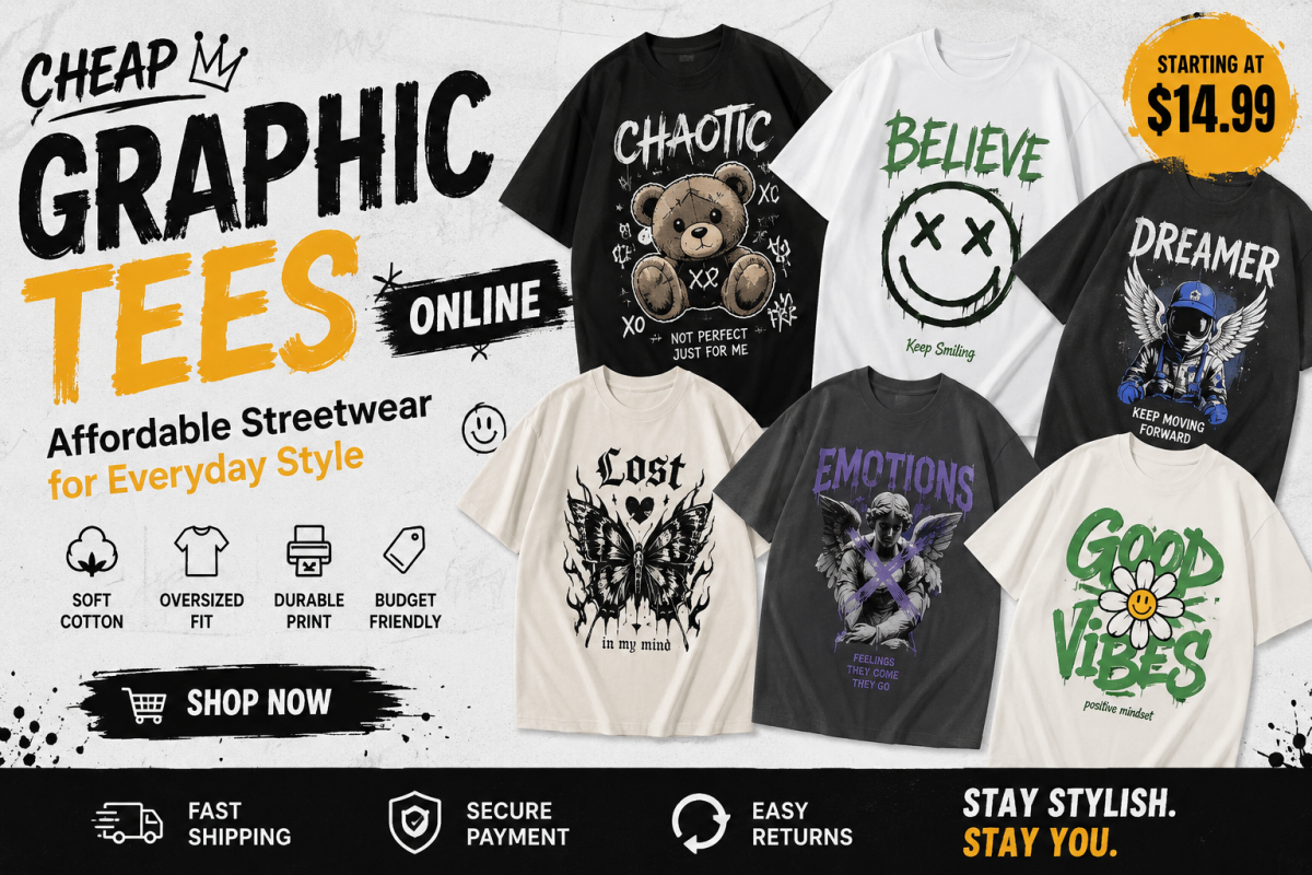 cheap graphic tees online streetwear fashion