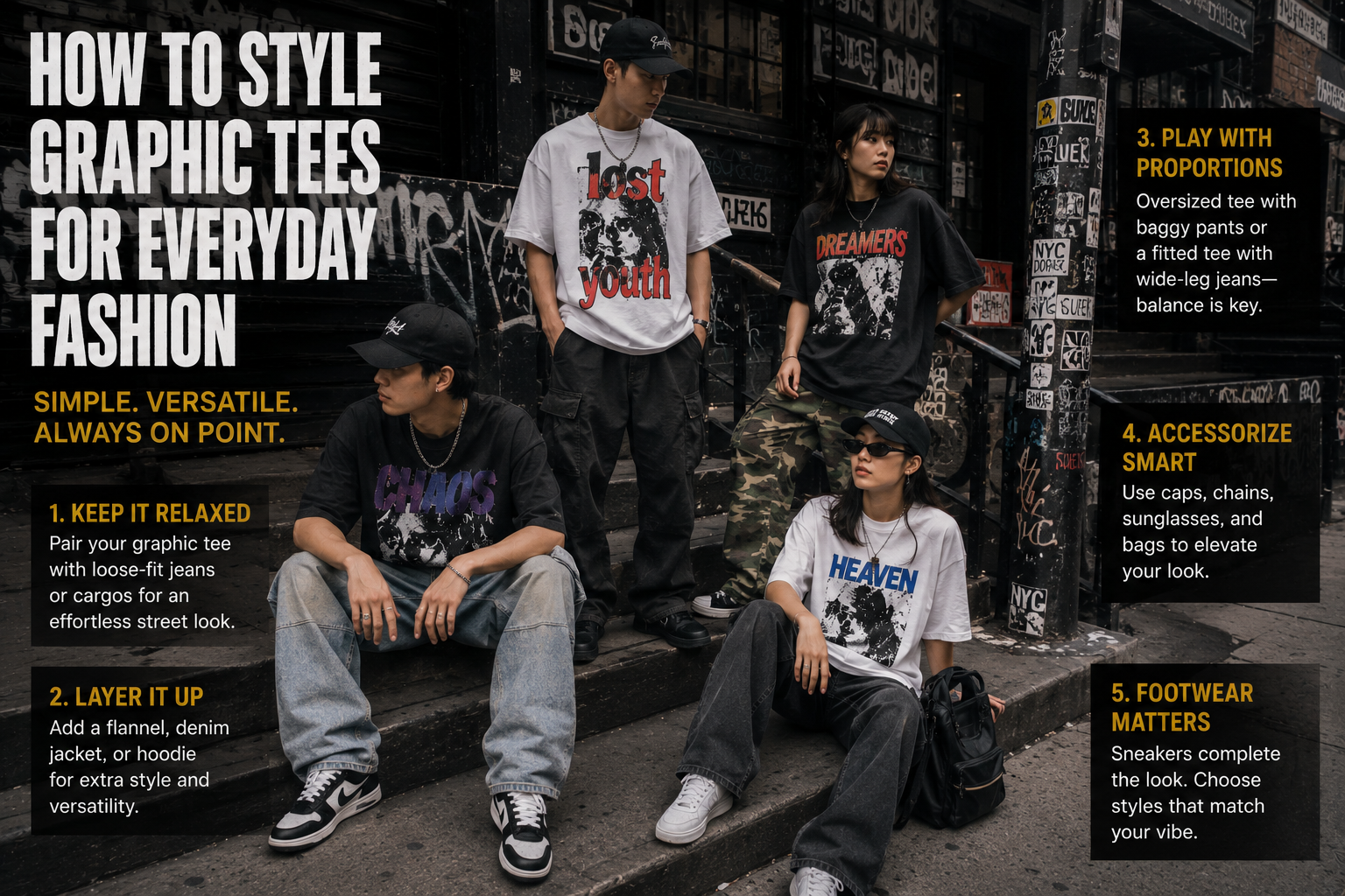graphic tees online collection modern fashion