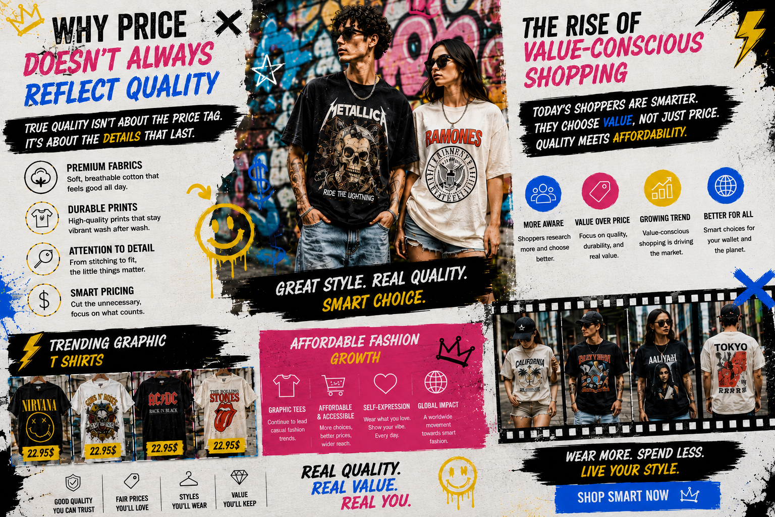 affordable graphic tees modern streetwear