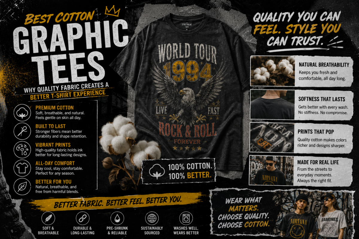 best cotton graphic tees premium comfort fashion
