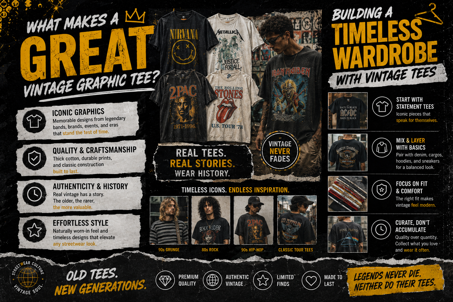 vintage graphic tee casual outfit inspiration