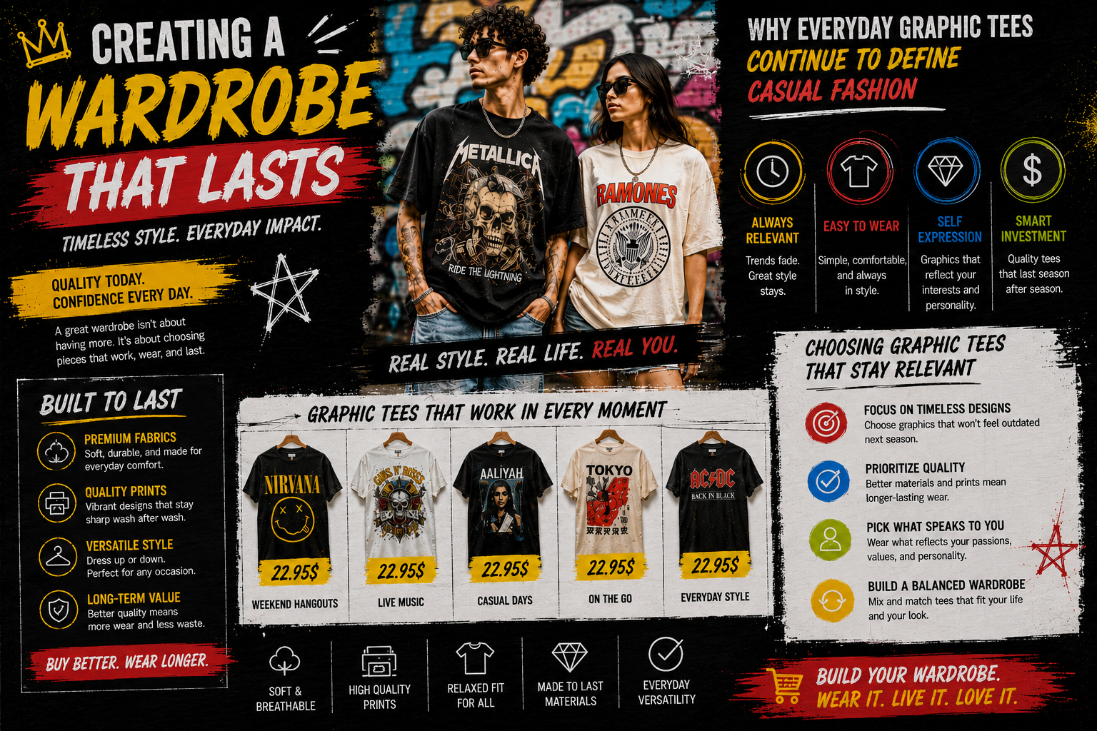 best graphic tees for everyday wear collection